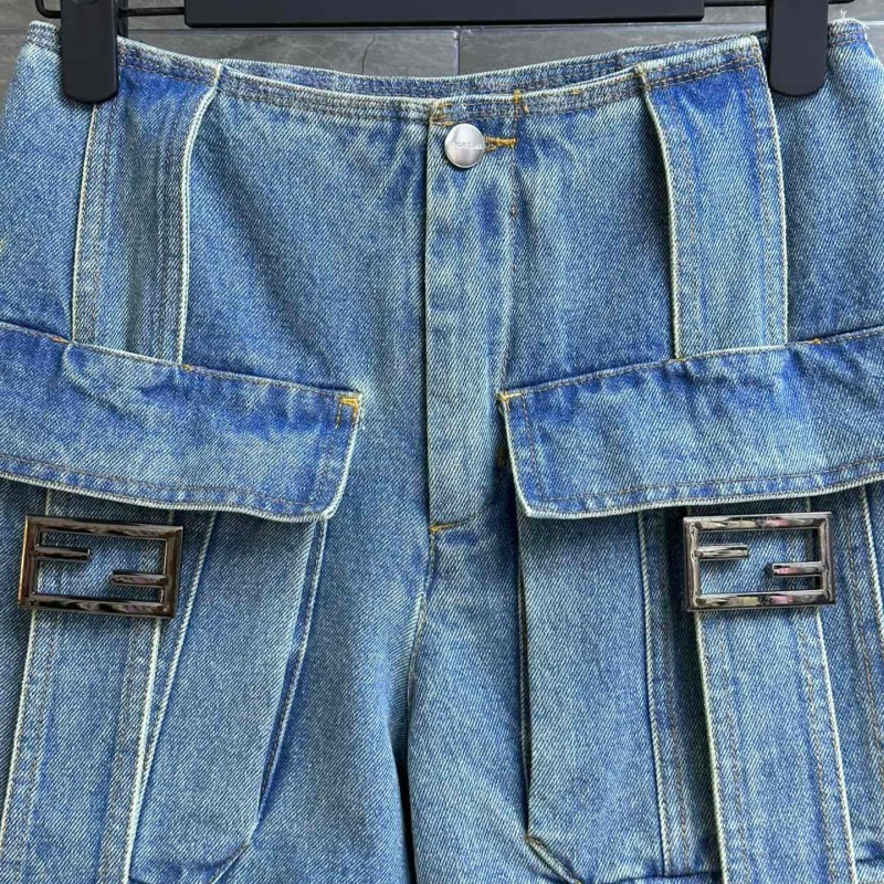 Fendi Denim Shorts