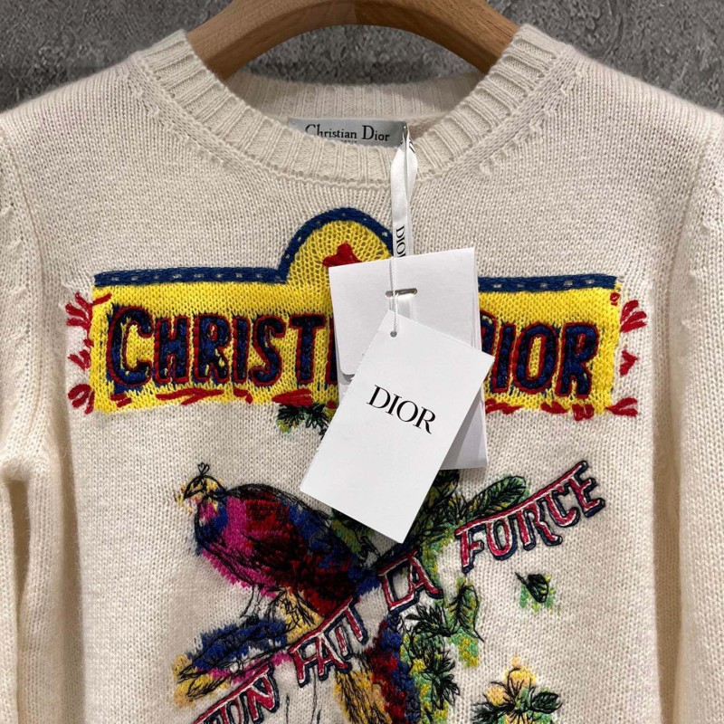 Dior Long Sleeves Cashmere Sweater