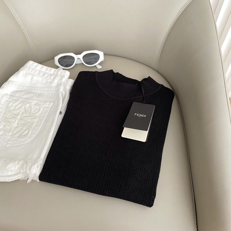 Fendi Knit Long Sleeves Tee