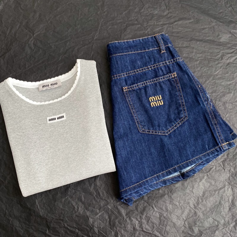 MiuMiu Denim Shorts