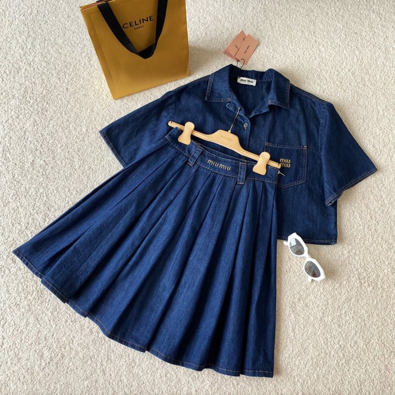 MiuMiu Denim Skirt