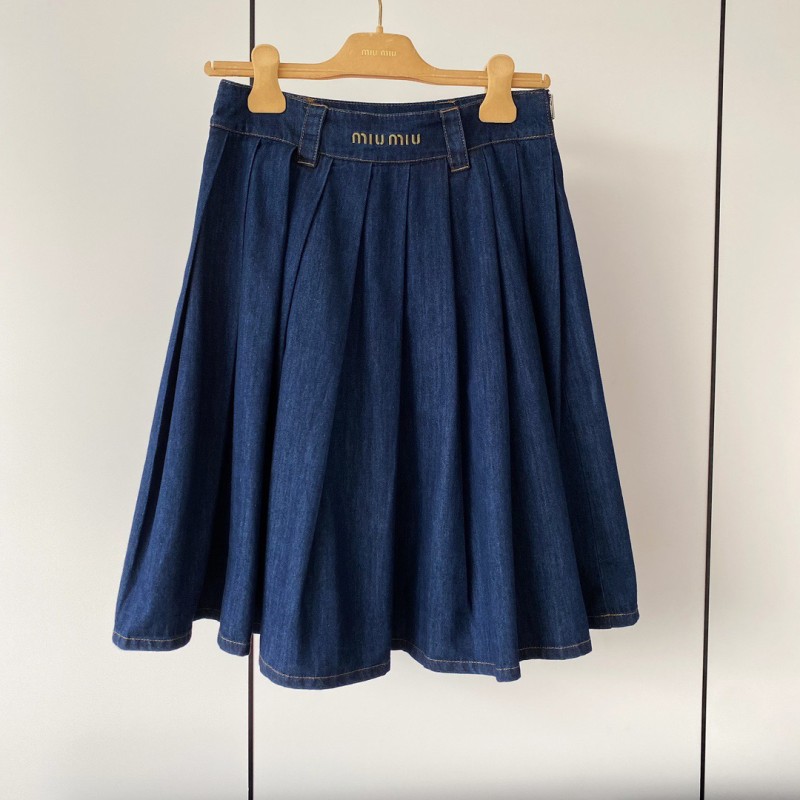 MiuMiu Denim Skirt