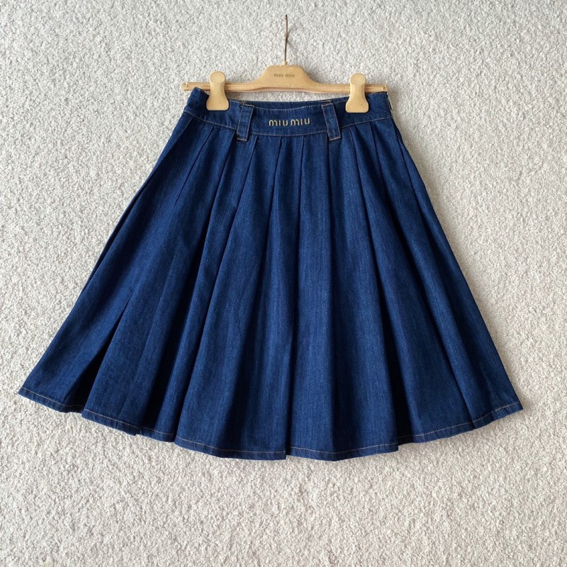 MiuMiu Denim Skirt