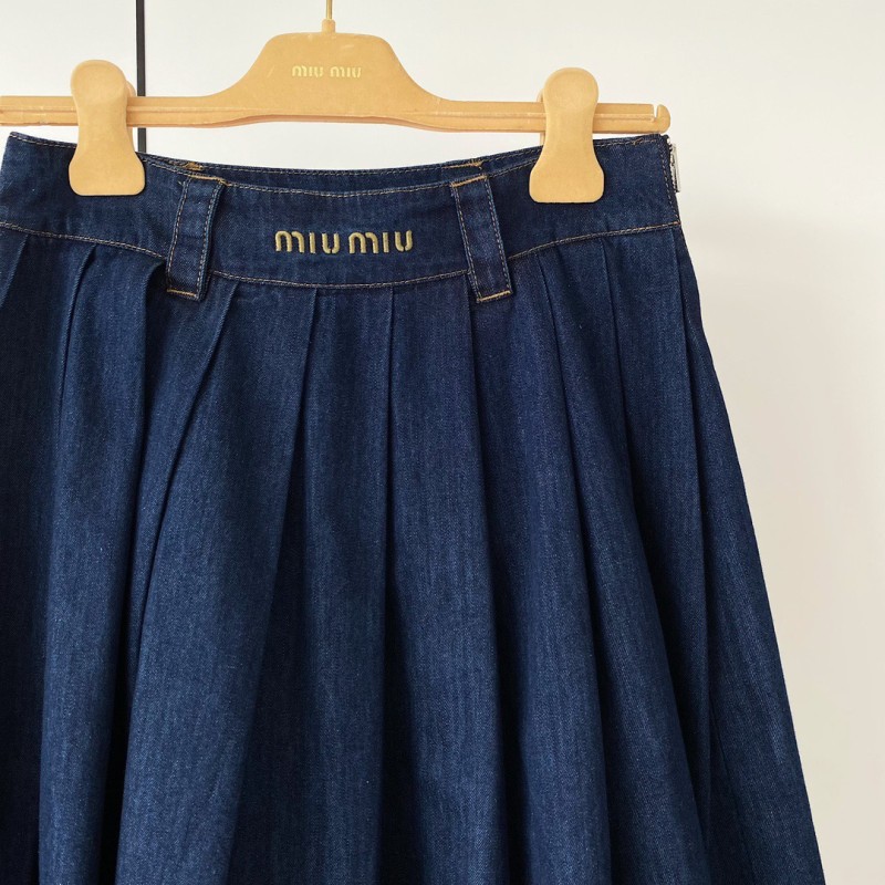 MiuMiu Denim Skirt