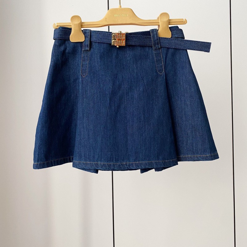 MiuMiu Denim Skirt