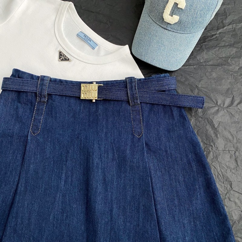 MiuMiu Denim Skirt