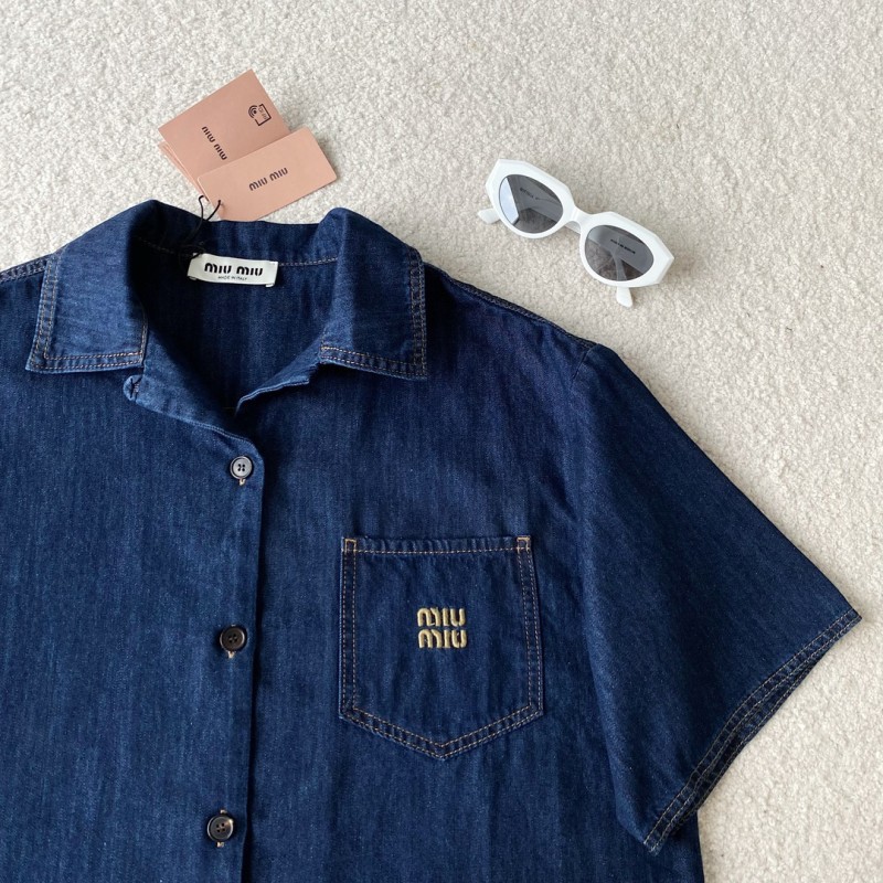 MiuMiu Denim Blouse