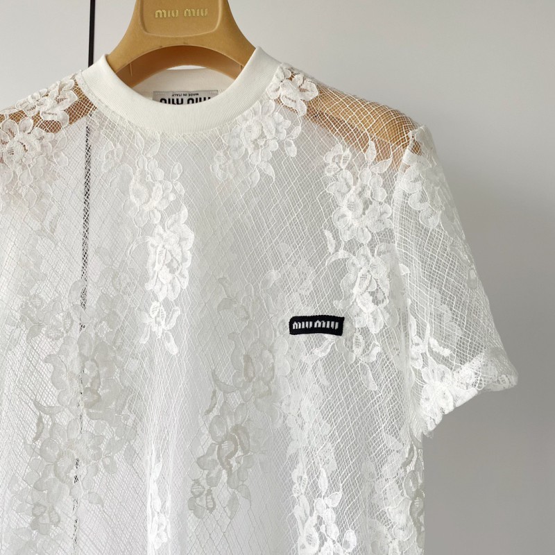 MiuMiu Lace Tee