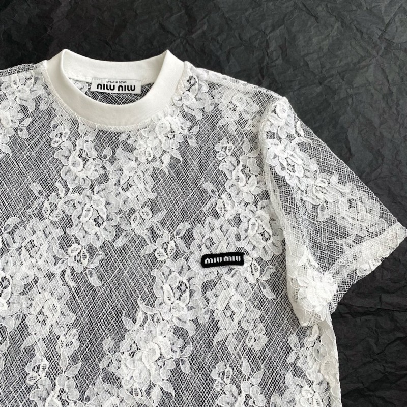 MiuMiu Lace Tee