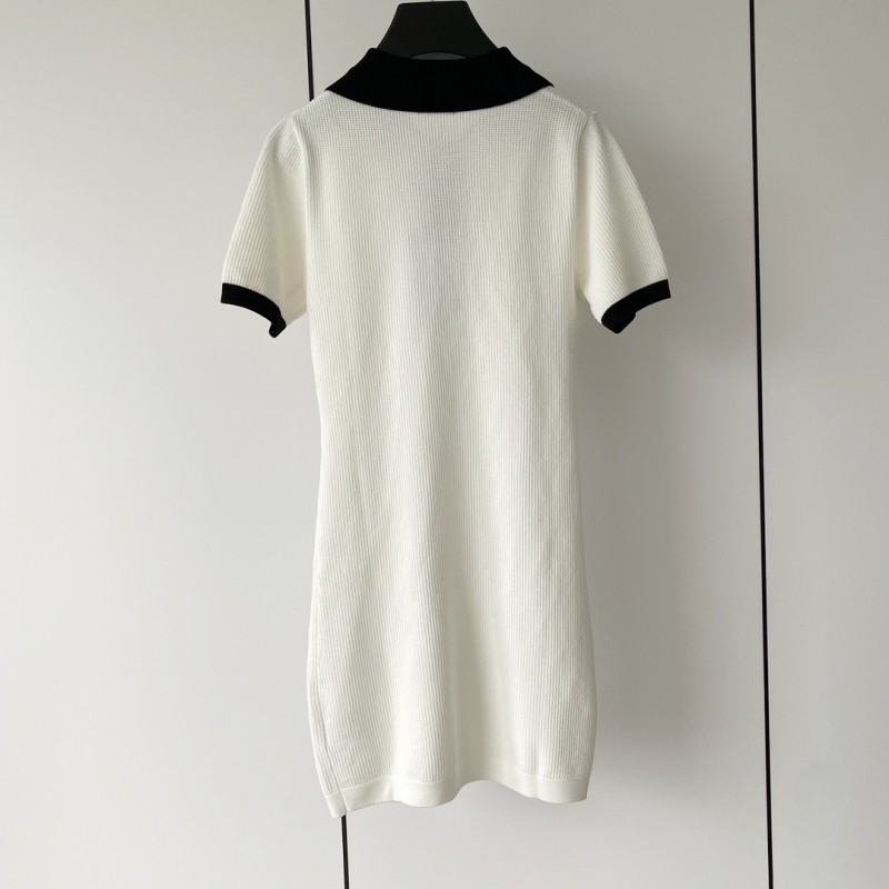 Chanel Knit Shirt Dress